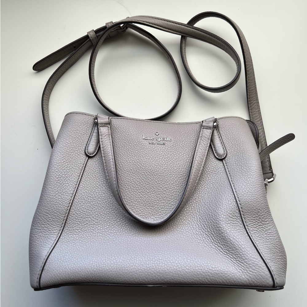 Kate Spade Light Gray Crossbody Bag